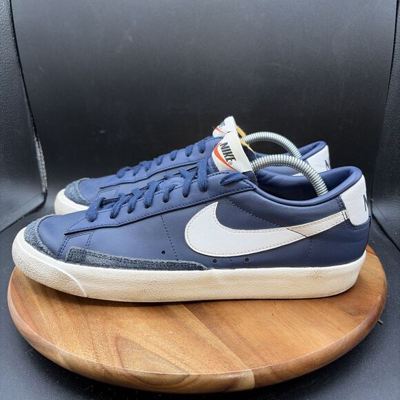 Nike Blazer Low \'77 Men Size 10 Navy Blue White Shoes Sneakers DA6364-400 main image 6